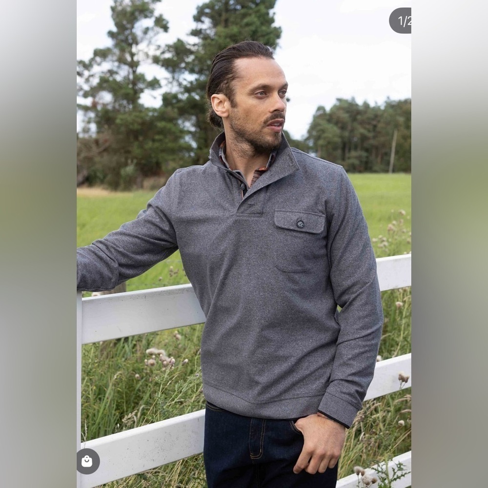 Hammer Made Wabana Pullover Grey Size XXL